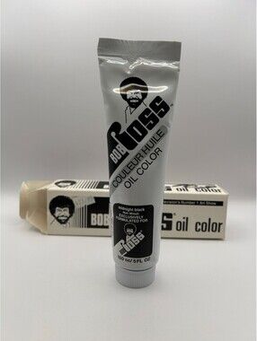 Bob Ross Oil Color Paint Midnight Black 150ml 5oz Tube Weber R6104 w/ Box